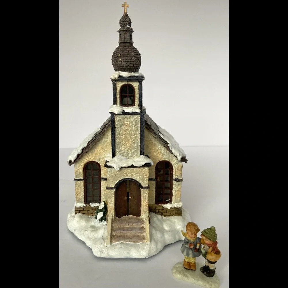 HAWTHORNE CHRISTMAS VILLAGE “RARE”-  HOLY NIGHT CHAPEL - Picture 2 of 15